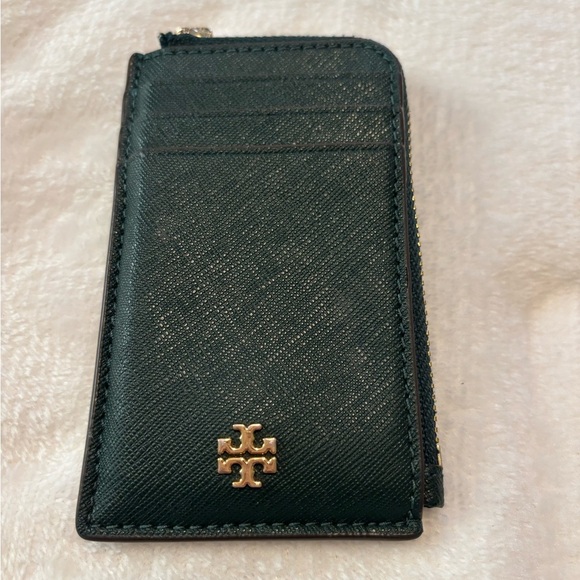 Tory Burch Green Card Holder - Picture 3 of 5